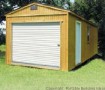 Wood Treated Garage, Storage Sheds